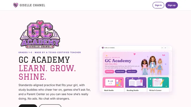 GC Academy website